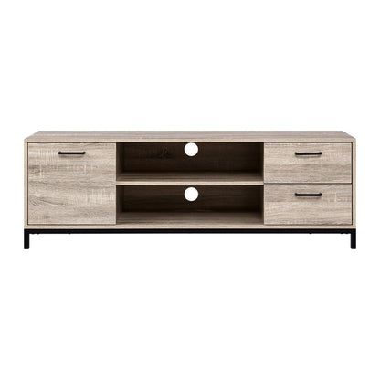 Artiss TV Cabinet Entertainment Unit 132cm Pine Tania - Cosy Abode