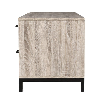 Artiss TV Cabinet Entertainment Unit 132cm Pine Tania - Cosy Abode