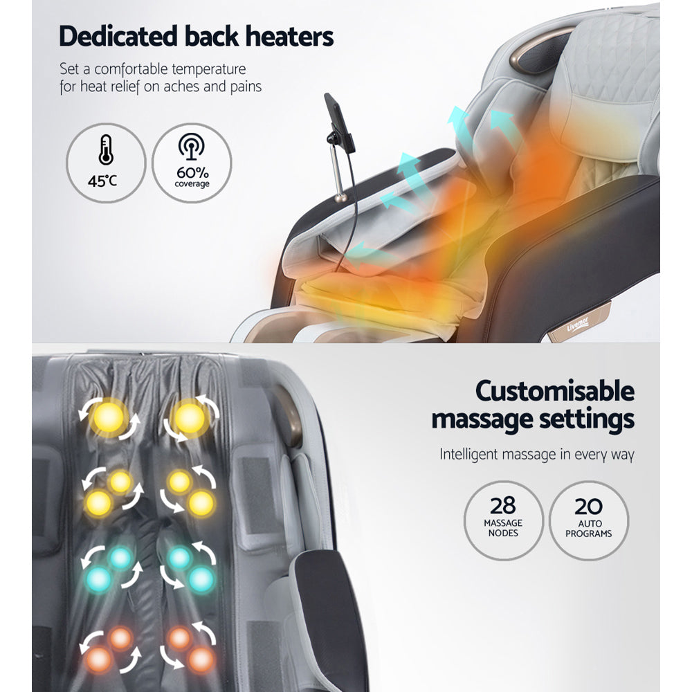 Livemor Massage Chair Electric Recliner Massager Meletao - Cosy Abode