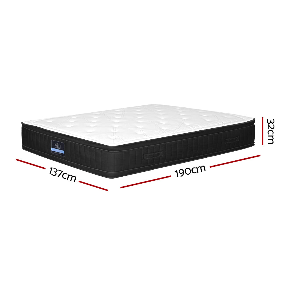 Giselle Bedding 32cm Mattress Euro Top Double - Cosy Abode
