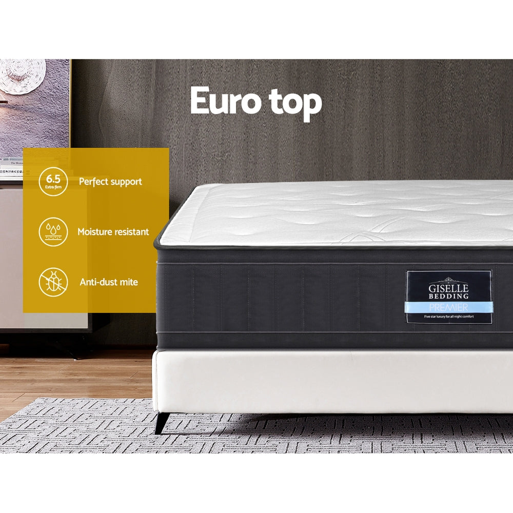 Giselle Bedding 32cm Mattress Euro Top Double - Cosy Abode