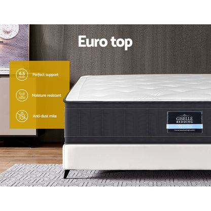 Giselle Bedding 32cm Mattress Euro Top Double - Cosy Abode