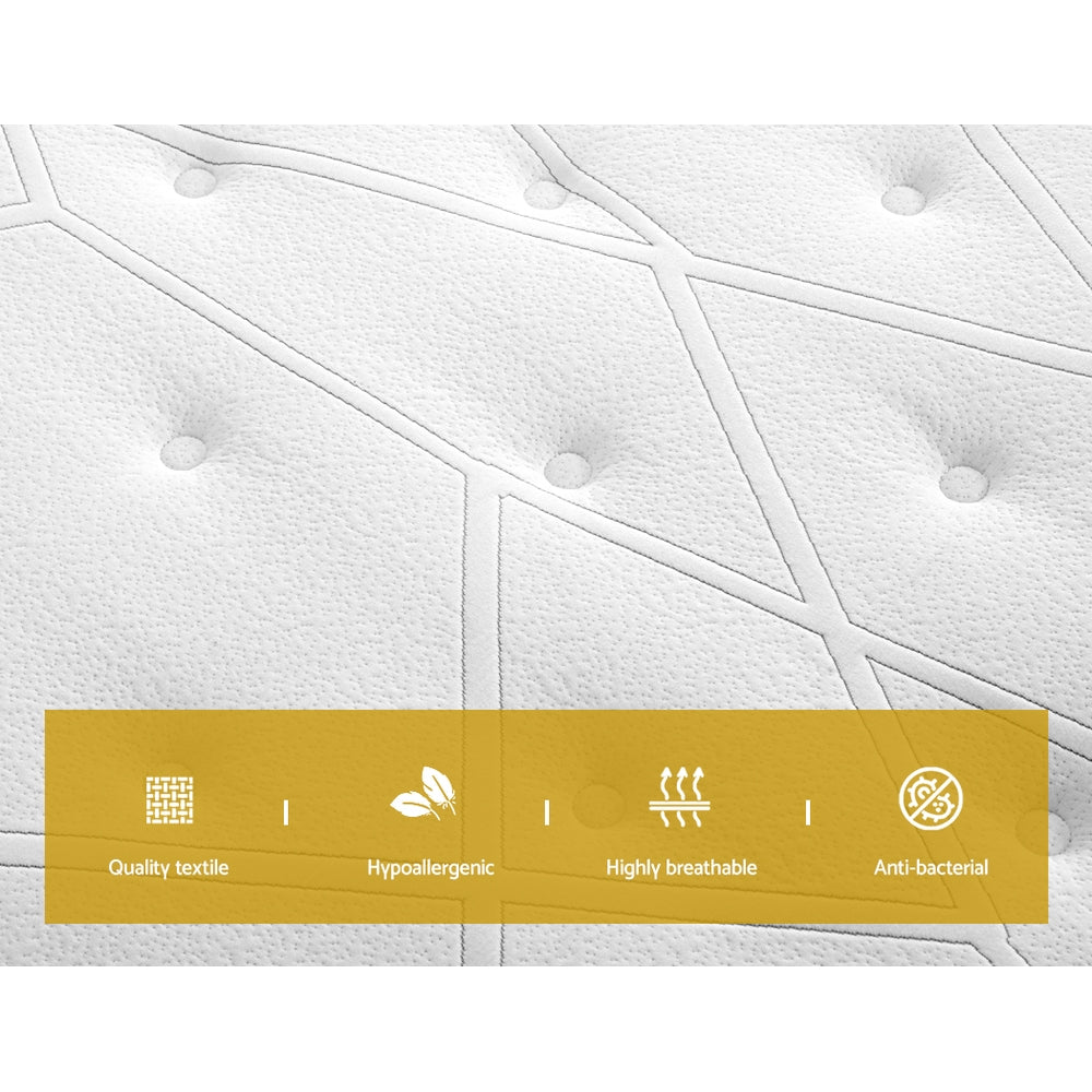 Giselle Bedding 32cm Mattress Euro Top Double - Cosy Abode