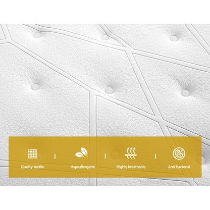 Giselle Bedding 32cm Mattress Euro Top Double - Cosy Abode