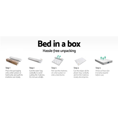Giselle Bedding 32cm Mattress Euro Top Double - Cosy Abode