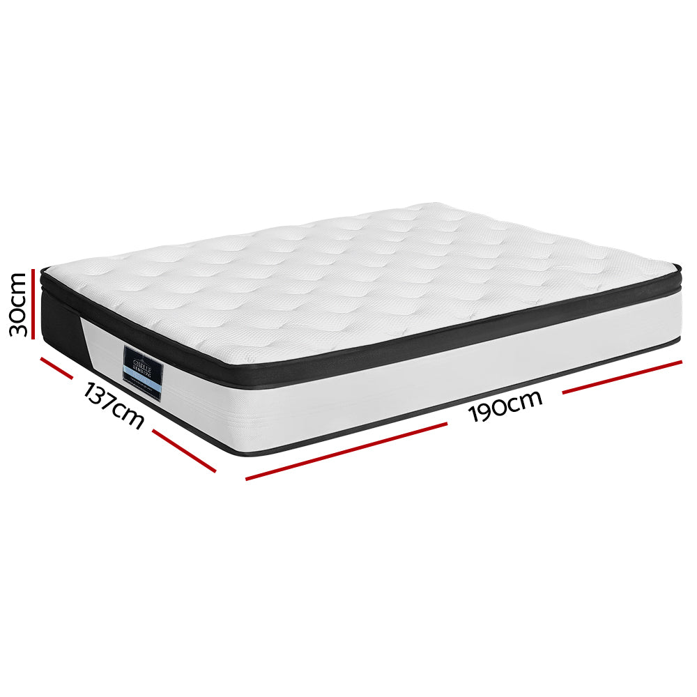 Giselle Bedding 30cm Mattress Euro Top Double - Cosy Abode