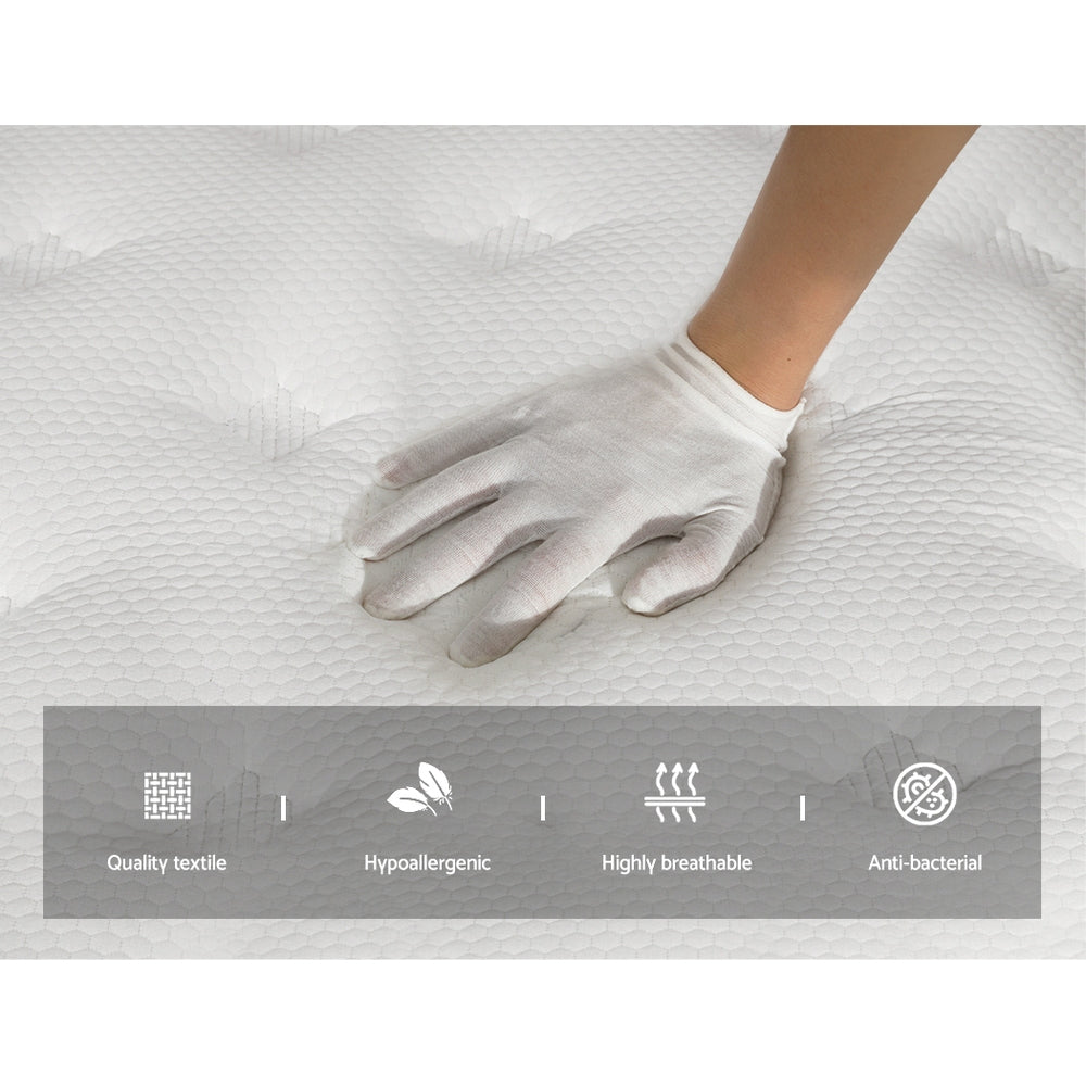 Giselle Bedding 30cm Mattress Euro Top Double - Cosy Abode