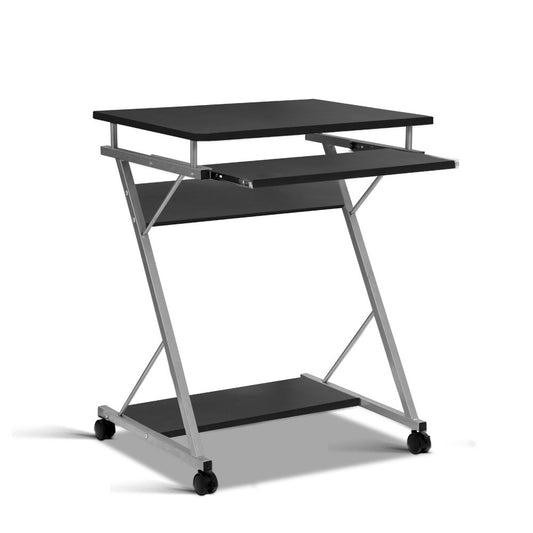 Artiss Computer Desk Keyboard Tray Shelf Black 60CM - Cosy Abode