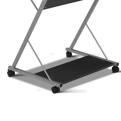 Artiss Computer Desk Keyboard Tray Shelf Black 60CM - Cosy Abode