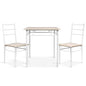 Artiss Breakfast Table And 2 Chairs Set - Natural Oak - Cosy Abode