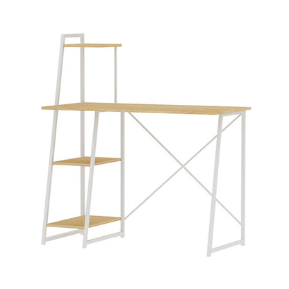 Artiss Computer Desk Bookshelf Storage Oak 100CM - Cosy Abode