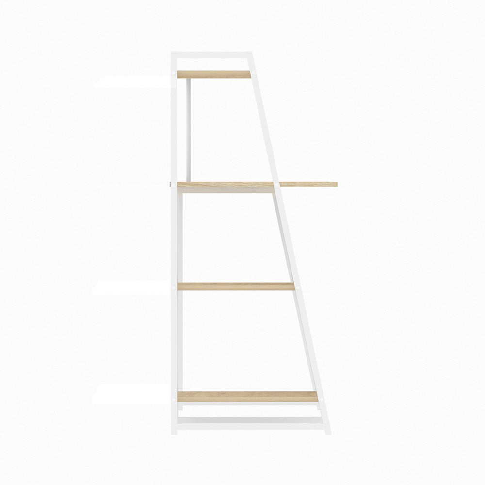 Artiss Computer Desk Bookshelf Storage Oak 100CM - Cosy Abode