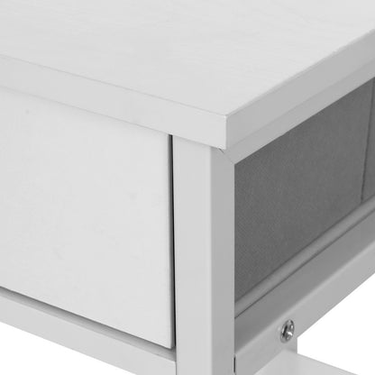 Artiss Computer Desk Drawer Shelves Study Table 120CM White - Cosy Abode