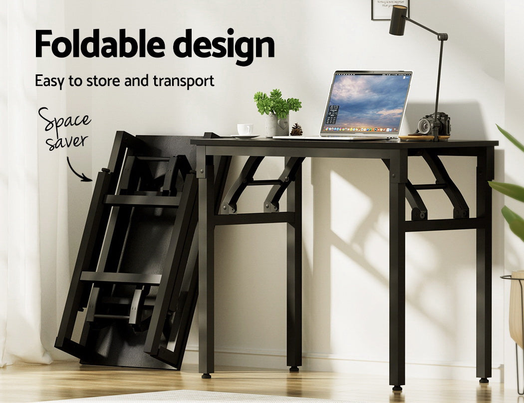 Artiss Computer Desk Foldable Balck 80CM - Cosy Abode