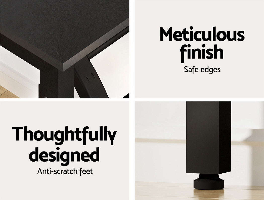 Artiss Computer Desk Foldable Balck 80CM - Cosy Abode