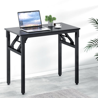 Artiss Computer Desk Foldable Balck 80CM - Cosy Abode