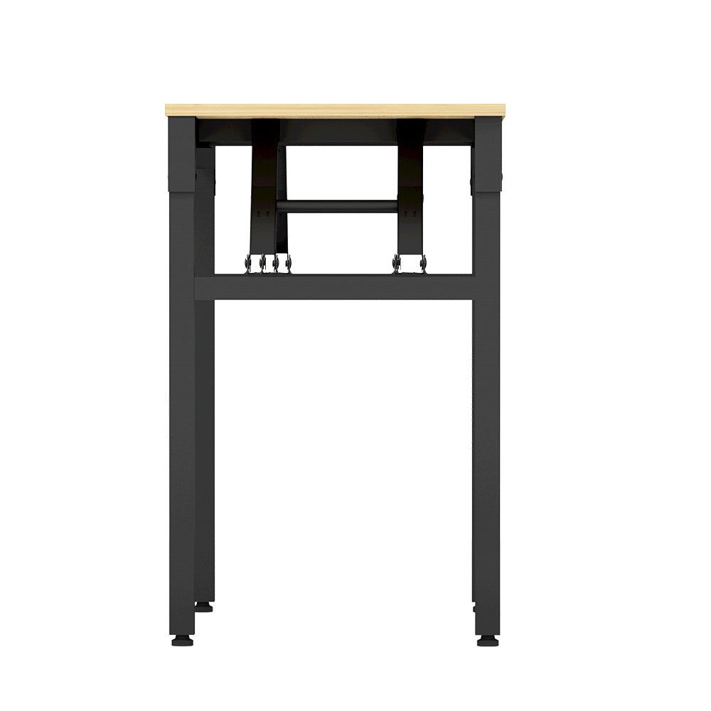 Artiss Computer Desk Laptop Table Bookshelf Desk Storage Rack Office Study Oak - Cosy Abode