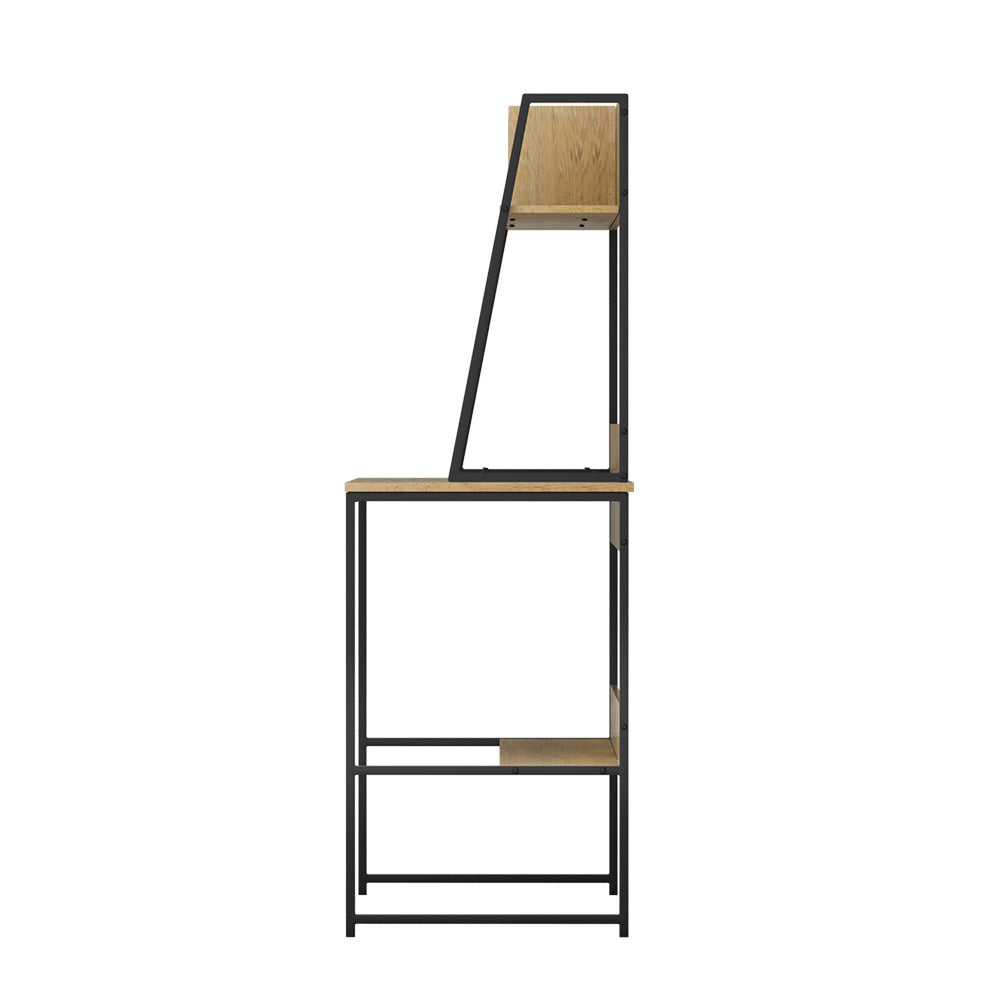 Artiss Computer Desk Bookshelf Storage 100CM Oak - Cosy Abode