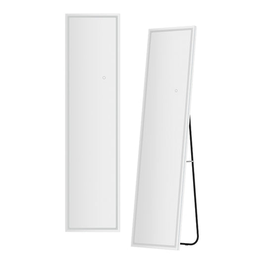 Embellir Full-Length Floor Wall Mirrors LED Light 160cm x 40cm - Cosy Abode