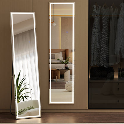 Embellir Full-Length Floor Wall Mirrors LED Light 160cm x 40cm - Cosy Abode