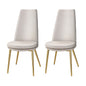 Artiss Dining Chairs Set of 2 Linen Fabric High Back Beige - Cosy Abode