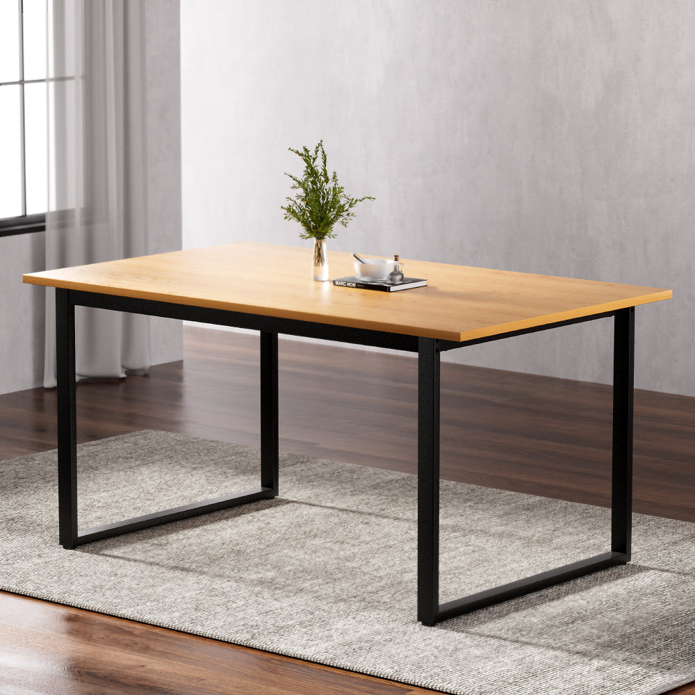 Artiss Dining Table 6 Seater Kitchen Cafe Rectangular Wooden Table 150CM - Cosy Abode