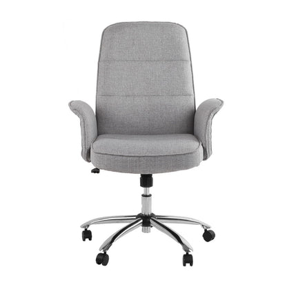 Artiss Fabric Office Chair Computer Chairs Grey - Cosy Abode