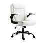 Artiss Executive Office Chair Mid Back White - Cosy Abode
