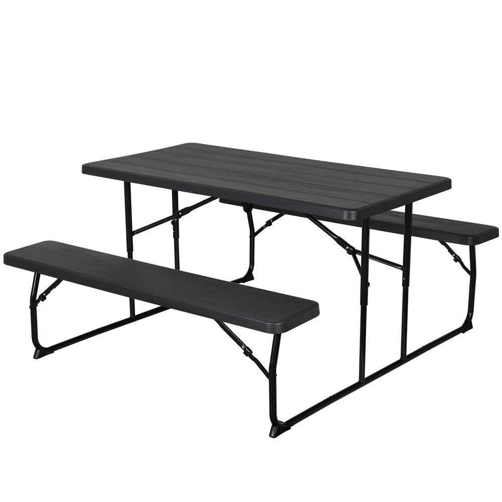 Gardeon 3 PCS Outdoor Furniture Dining Set Lounge Setting Patio HDPE Bench - Cosy Abode