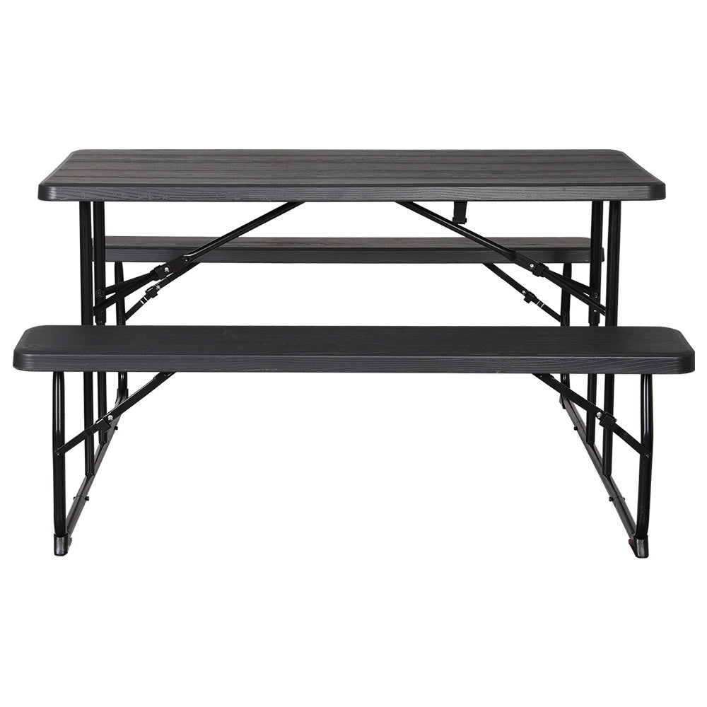 Gardeon 3 PCS Outdoor Furniture Dining Set Lounge Setting Patio HDPE Bench - Cosy Abode