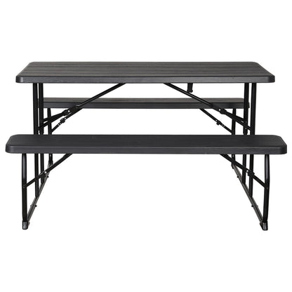 Gardeon 3 PCS Outdoor Furniture Dining Set Lounge Setting Patio HDPE Bench - Cosy Abode