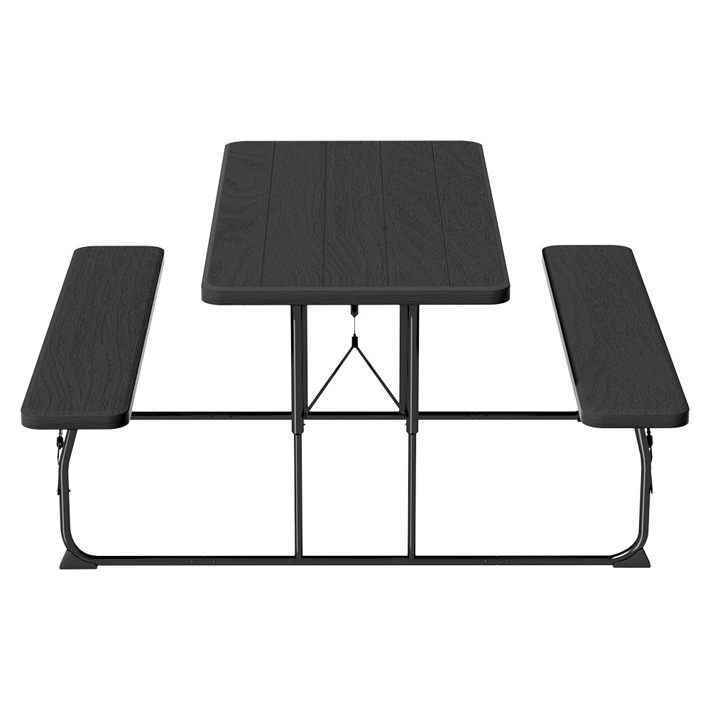 Gardeon 3 PCS Outdoor Furniture Dining Set Lounge Setting Patio HDPE Bench - Cosy Abode