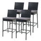 Gardeon 4-Piece Outdoor Bar Stools Dining Chair Bar Stools Rattan Furniture - Cosy Abode