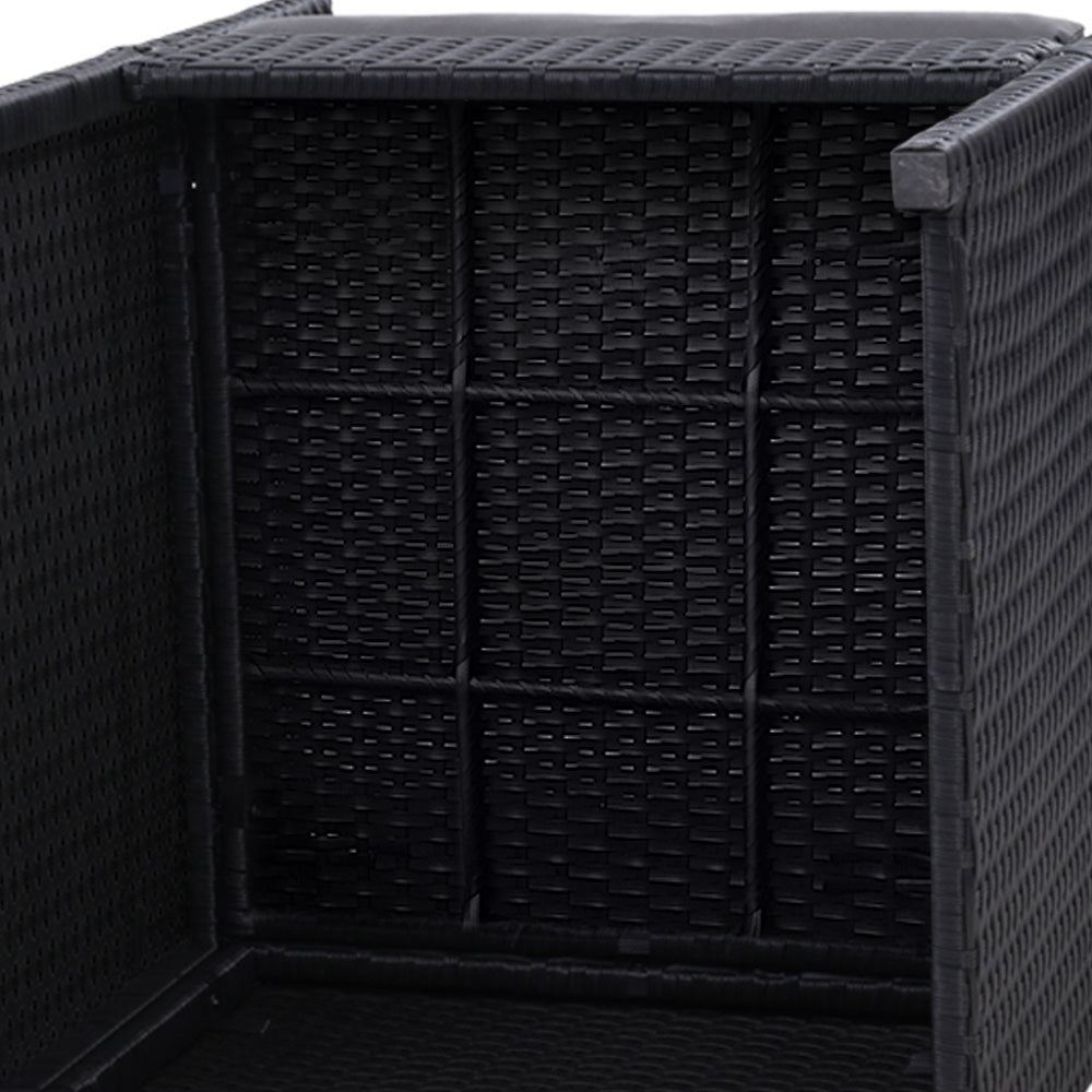 Gardeon 2PC Outdoor Dining Chairs Patio Furniture Wicker Garden Cushion Hugo - Cosy Abode