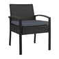 Gardeon Outdoor Dining Chairs Patio Furniture Rattan Lounge Chair Cushion Felix - Cosy Abode