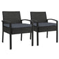 Gardeon Felix 2 Pc Rattan Outdoor Dining Chairs - Cosy Abode