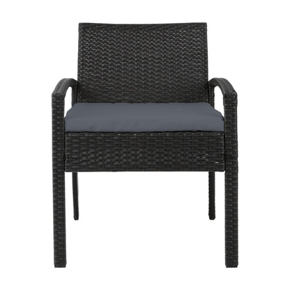 Gardeon Felix 2 Pc Rattan Outdoor Dining Chairs - Cosy Abode