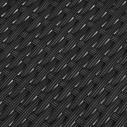 Gardeon 3PC Bistro Set Outdoor Furniture Rattan Table Chairs Cushion Patio Garden Felix - Cosy Abode