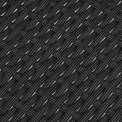 Gardeon 3PC Bistro Set Outdoor Furniture Rattan Table Chairs Cushion Patio Garden Ezra - Cosy Abode