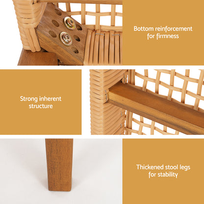 Gardeon Outdoor Garden Bench Seat Dining Acacia Wood 2-Seater Patio Furniture - Cosy Abode