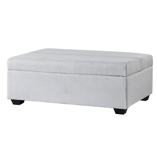Artiss Ottoman Storage Sofa Bed 112cm Foldable Grey - Cosy Abode