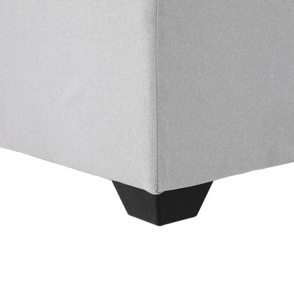 Artiss Ottoman Storage Sofa Bed 112cm Foldable Grey - Cosy Abode