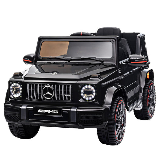 Kids Electric Ride On Car Mercedes-Benz Licensed AMG G63 Toy Cars Remote Black - Cosy Abode