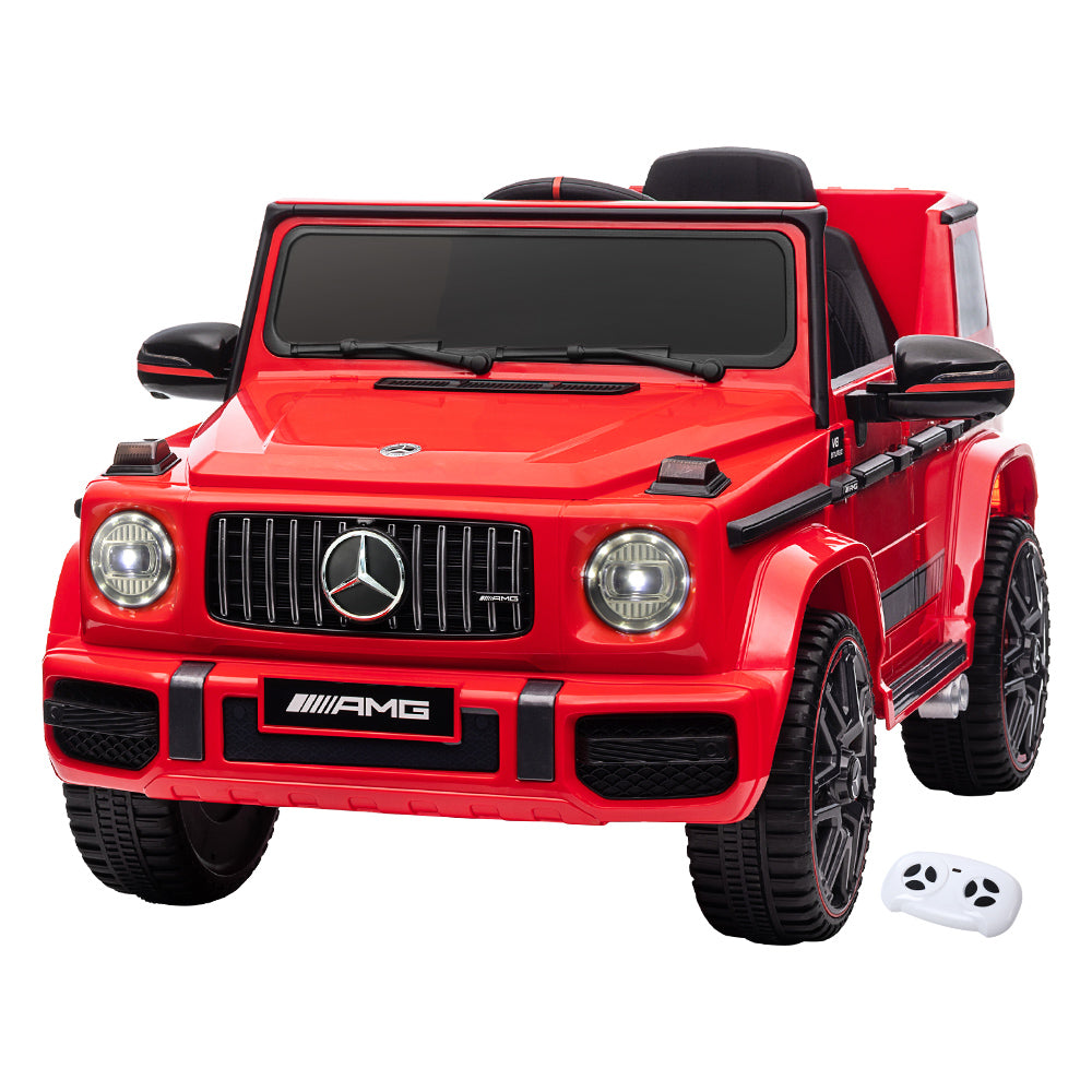 Kids Electric Ride On Car Mercedes-Benz Licensed AMG G63 Toy Cars Remote Red - Cosy Abode