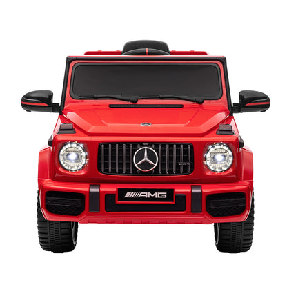 Kids Electric Ride On Car Mercedes-Benz Licensed AMG G63 Toy Cars Remote Red - Cosy Abode