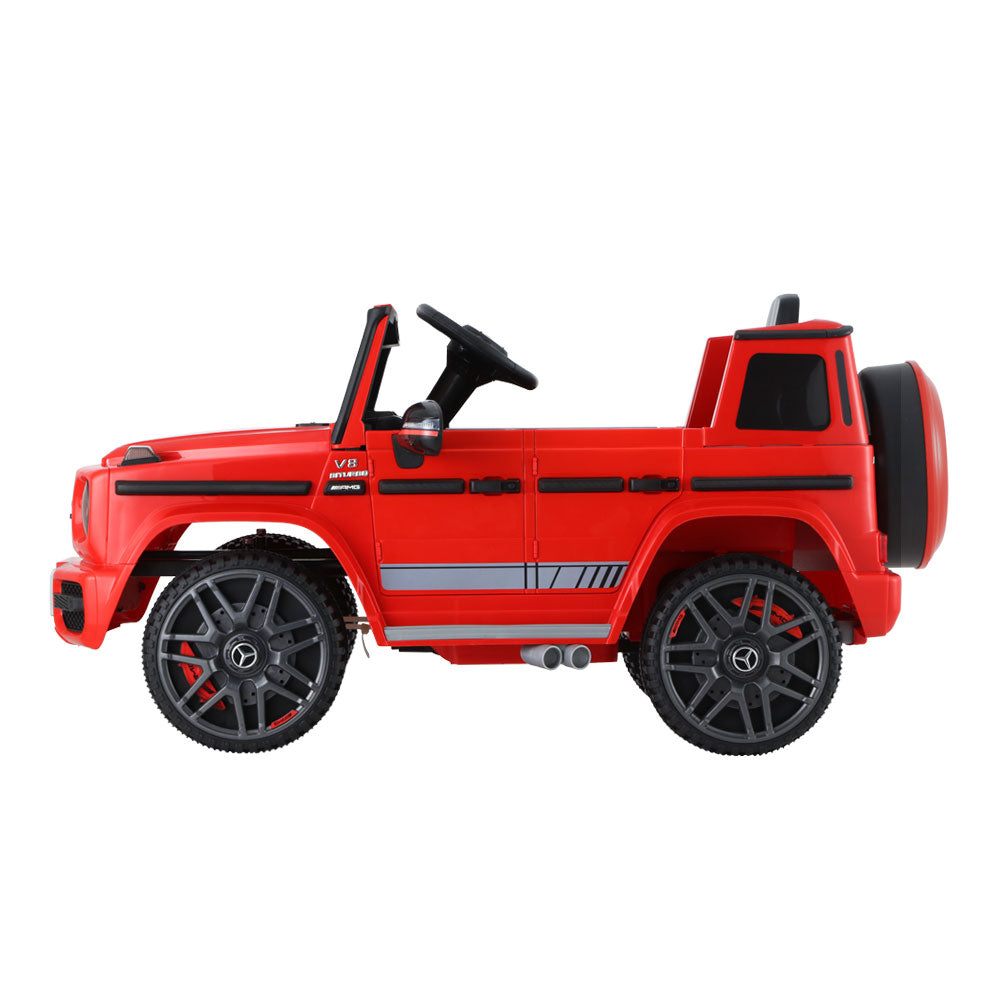 Kids Electric Ride On Car Mercedes-Benz Licensed AMG G63 Toy Cars Remote Red - Cosy Abode