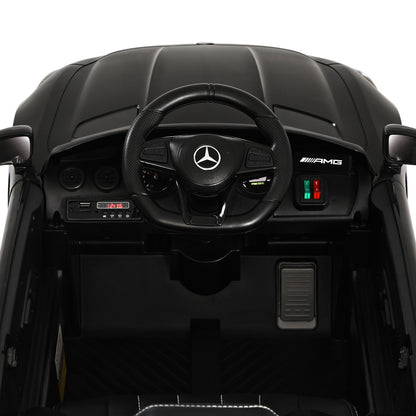 Kids Electric Ride On Car Mercedes-Benz AMG GTR Licensed Toy Cars Remote Black - Cosy Abode