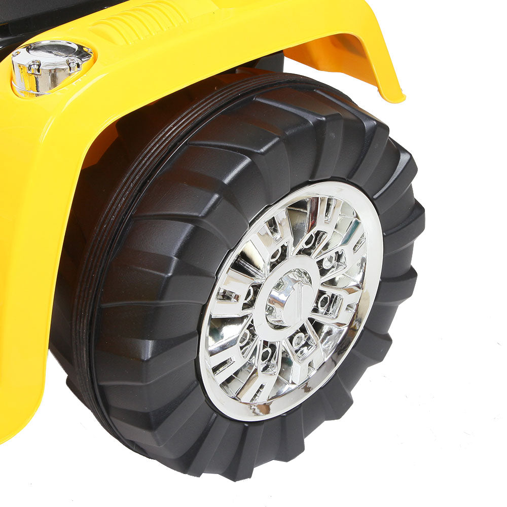 Rigo Kids Electric Ride On Car Bulldozer Digger Loader Remote 6V Yellow - Cosy Abode