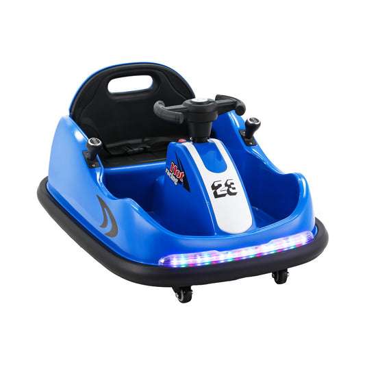 Rigo Kids Ride On Car Bumper Kart 6V Electric Toys Cars Remote Control Blue - Cosy Abode