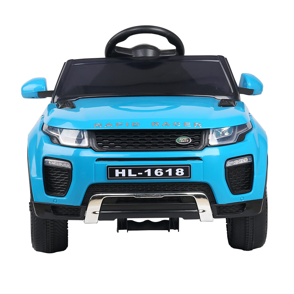 Rigo Kids Electric Ride On Car SUV Range Rover-inspired Toy Cars Remote 12V Blue - Cosy Abode